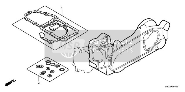 Honda NSS250 2002 Gasket Kit B for a 2002 Honda NSS250